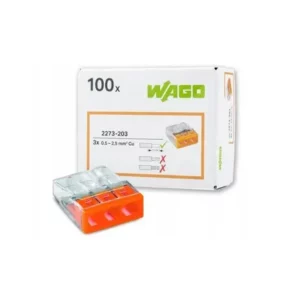 Lasklem wago 3-polig (doos 100st)