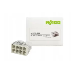 Lasklem wago 8-polig (doos 50st)