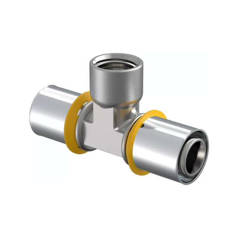 Uponor Gas Perskoppeling T Stuk 20x1/2x20mm
