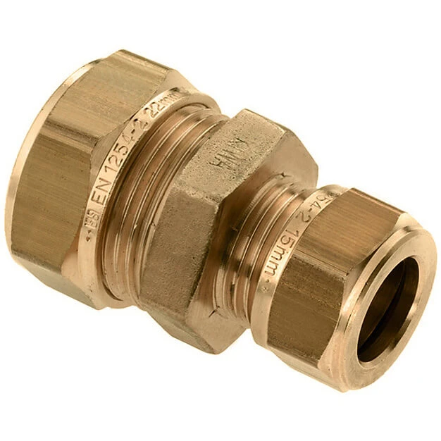 Rechte koppeling verlopend 28x22mm