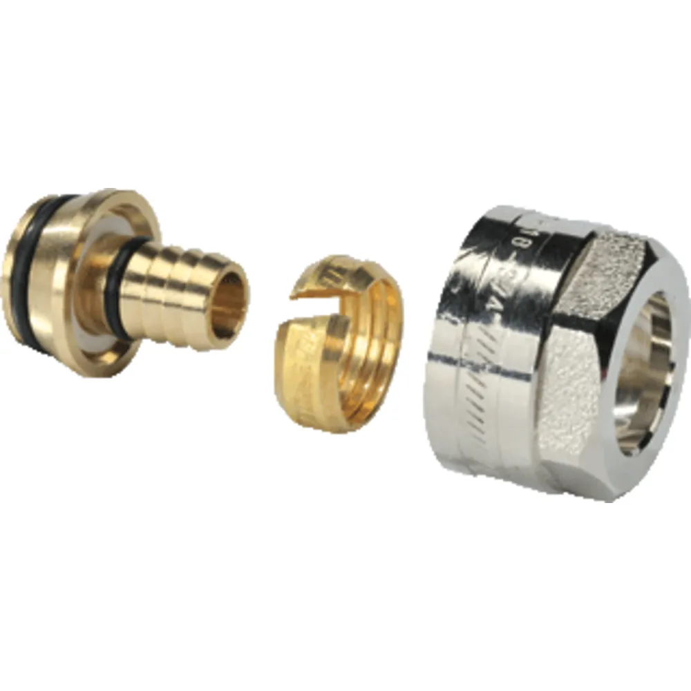 Euroconus Adapter 3/4" 16x2mm PEX/PE-RT/ALU-PEX (Per stuk)