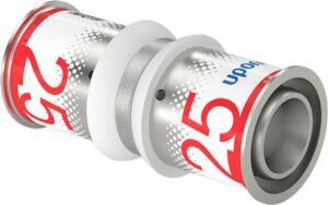 Uponor S-Press Plus Rechte Perskoppeling 25mm