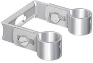 Duplo Dubbele Pijpbeugel 22mm (10 stuks)