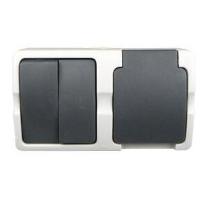 WD combinatie wcd + serieschakelaar opbouw horizontaal