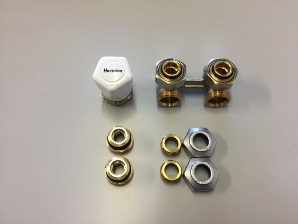 Aansluitset 35 Heimeier