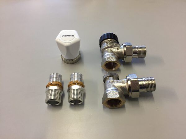 Aansluitset 61 Heimeier