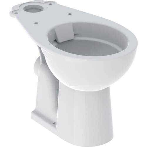 Geberit Bastia Staand Duobloktoilet PK Horizontaal - Wit Rimfree - Afbeelding 2