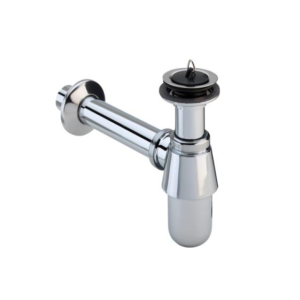Plugbeker Sifon Chroom 5/4x32MM Inclusief Muurbuis &amp; Rozet