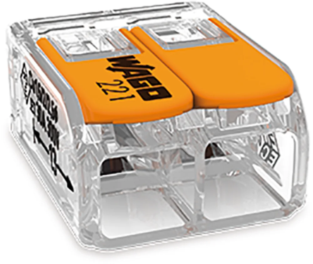 Wago Lasklem 221-612 2-voudig 0.5-6mm2 (25 Stuks)