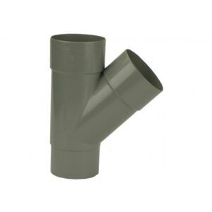 Pvc y-stuk 80mm 45 graden