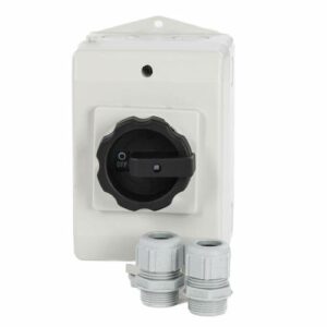 Werkschakelaar 4-Polig 25A IP65 + Wartels
