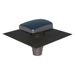 Ubbink Ventilatiepan 100-160 Zwart