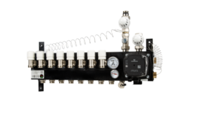 VTE Slim Stadsverdeler 8- Groeps Met Grundfos UPM3  A-Label Pomp