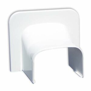 Optima Leidinggoot Eindstuk Plafond/Wand TA62 RAL9010