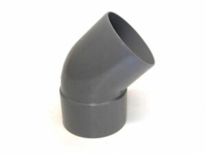 Pvc HWA Bocht 100mm Mof/Spie 45 Graden
