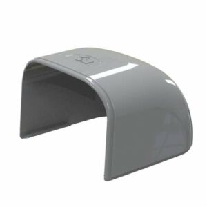 Optima Leidinggoot Eindkap TC75 RAL7016