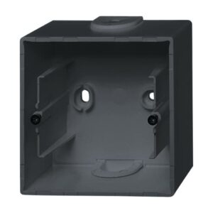 Busch-Jaeger Future Linear 1V Opbouwbak Mat Zwart