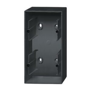 Busch-Jaeger Future Linear 2V Opbouwbak Mat Zwart