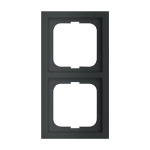 Busch-Jaeger Future Linear Afdekraam 2V Mat Zwart