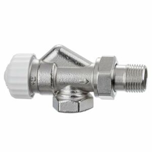 Heimeier V-exact II Thermostaatkraan Haaks Verkeerd 1/2 Verkort