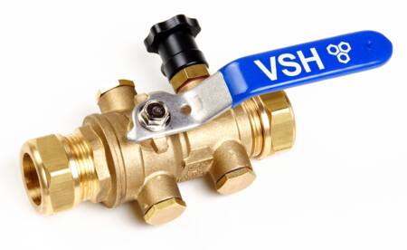 Vsh kogelkraan kiwa 15 ea keerkl 0504185