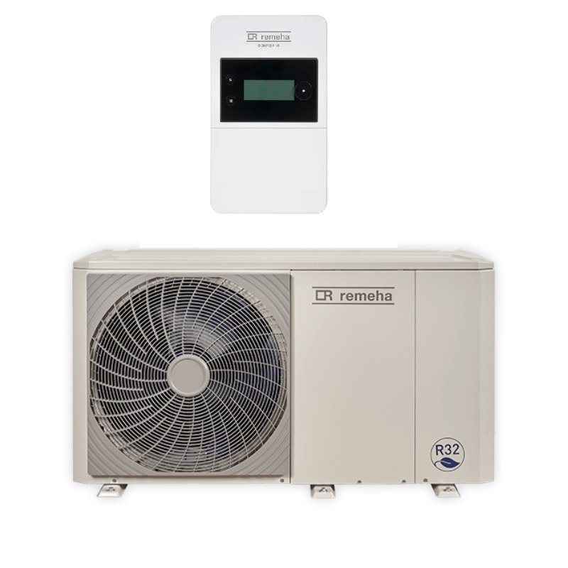 Remeha Elga Ace Monoblock Hybride Warmtepomp 6kW + Confida 10