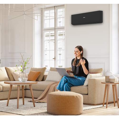 Haier Expert 2,5kW R32 Binnenunit Mat Zwart + Buitenunit - WiFi - Afbeelding 3