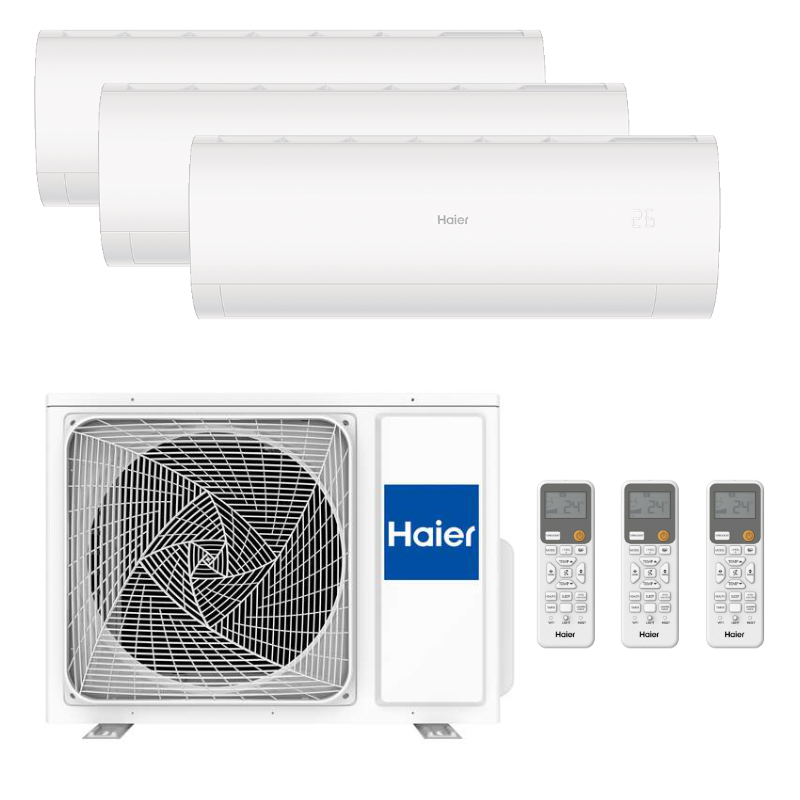 Haier Pearl Premium Multi-Split Airco 3x 3,5kW R32 Binnenunit + 1x 10,5kW Buitenunit