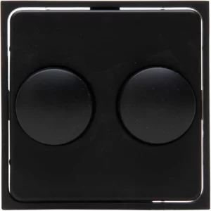 Kopp Duo Dimmerknop HK07 Mat Zwart