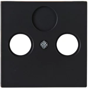 Kopp Centraalplaat Antenne/COAX HK07 Mat Zwart