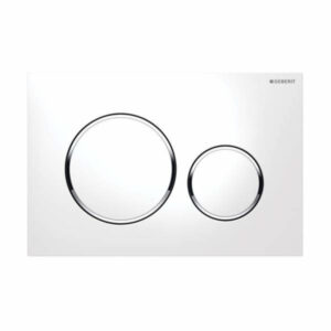 Geberit Bedieningspaneel Sigma20 Wit met Chroomrand