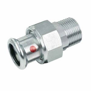 Bonfix M-press C-staal 3-delige koppeling 1&quot; bu.dr. x 28 mm