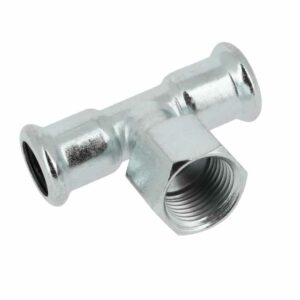 Bonfix M-press C-staal T-stuk 28 x 1&quot; bi.dr. x 28 mm