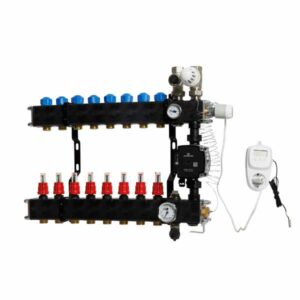 VTE Composiet Hybride Verdeler 14 Groepen + UPM3 Pomp