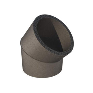 Ubbink Aerfoam Geisoleerd EPE Bocht 45° 160MM Grijs
