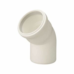 Ubbink Rolux Rookgas Bocht PP 80MM 45 Graden