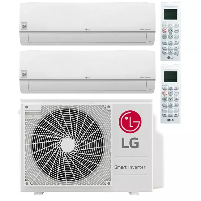 LG Duo Multisplit MU2R15 2x 2,5kW Binnenunit + 1x 4,1kW Buitenunit - WiFi