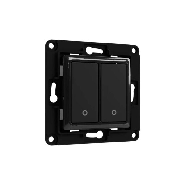 Shelly Wall Switch 2 Black - S-WS2B