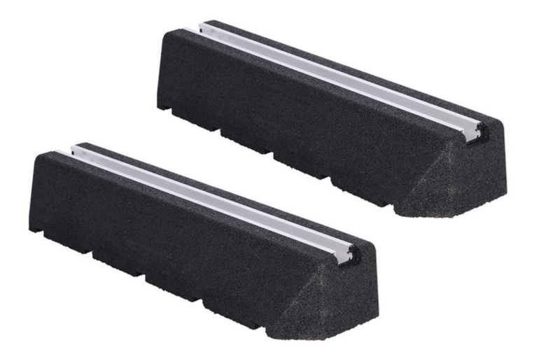 Trinnity Rubberen Opstelbalken Set 2 Stuks, Lengte = 600MM incl. Montagebouten