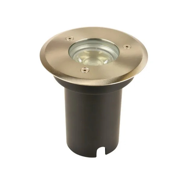 Simply Design LED Grondspot Rond + GU10 5W LED - Aluminium