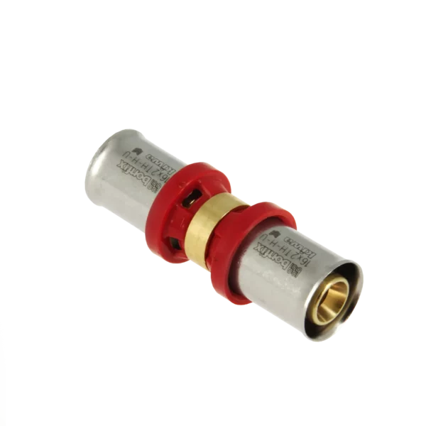 Bonfix Alu-pers rechte koppeling 16 x 16 mm