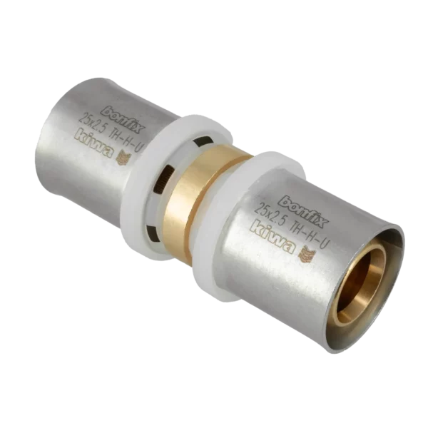 Bonfix Alu-pers rechte koppeling 25 mm