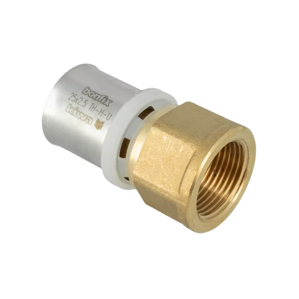 Bonfix Alu-pers schroefbus 3/4" bi.dr. 25 mm