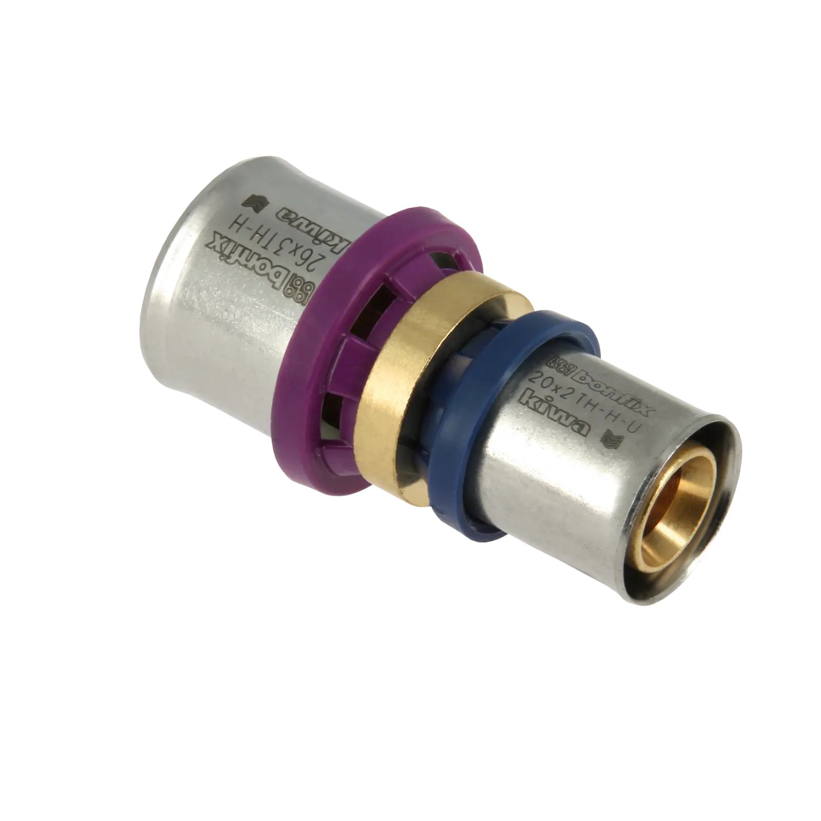 Bonfix Alu-pers rechte verloopkoppeling 26 x 20 mm