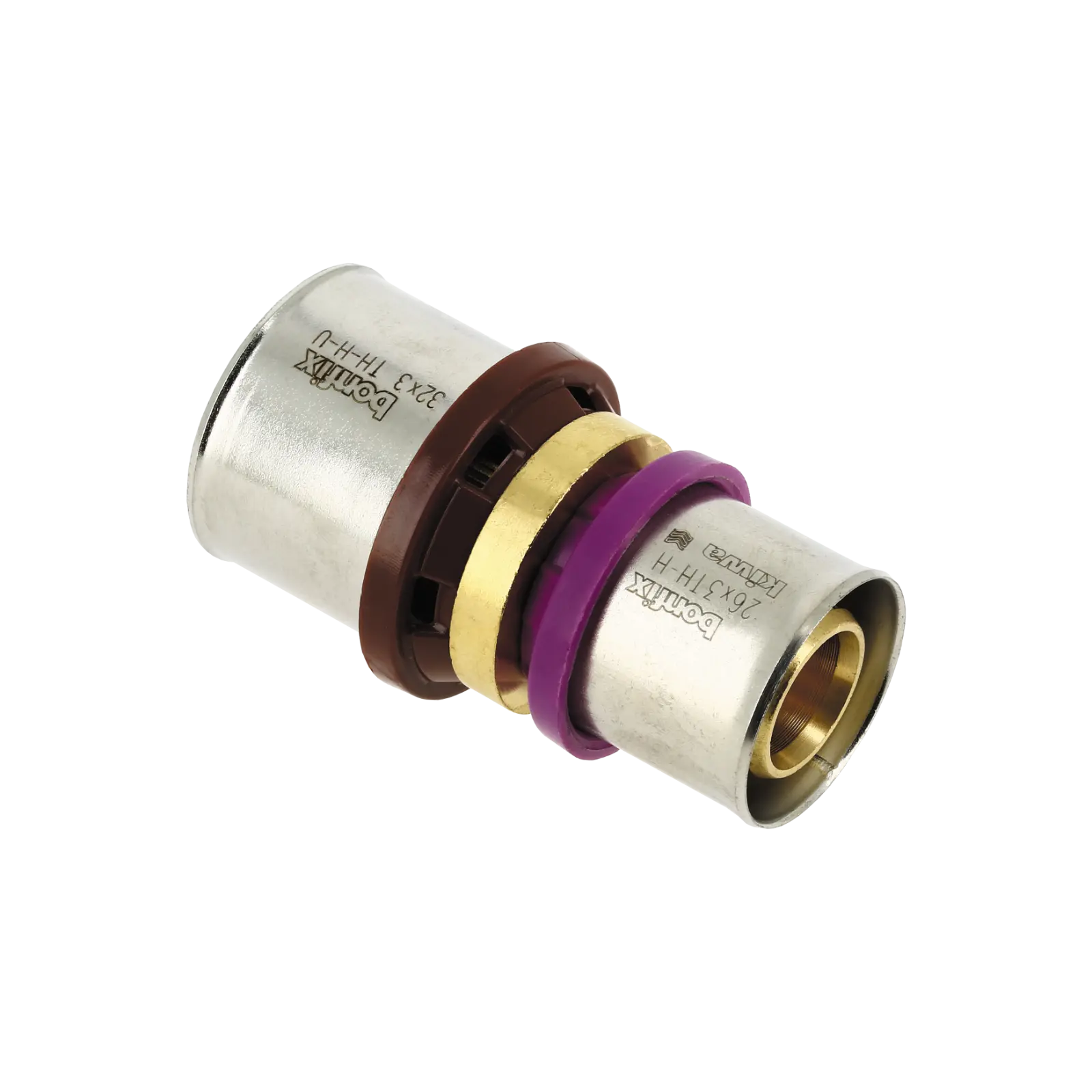 Bonfix Alu-pers rechte verloopkoppeling 32 x 26 mm