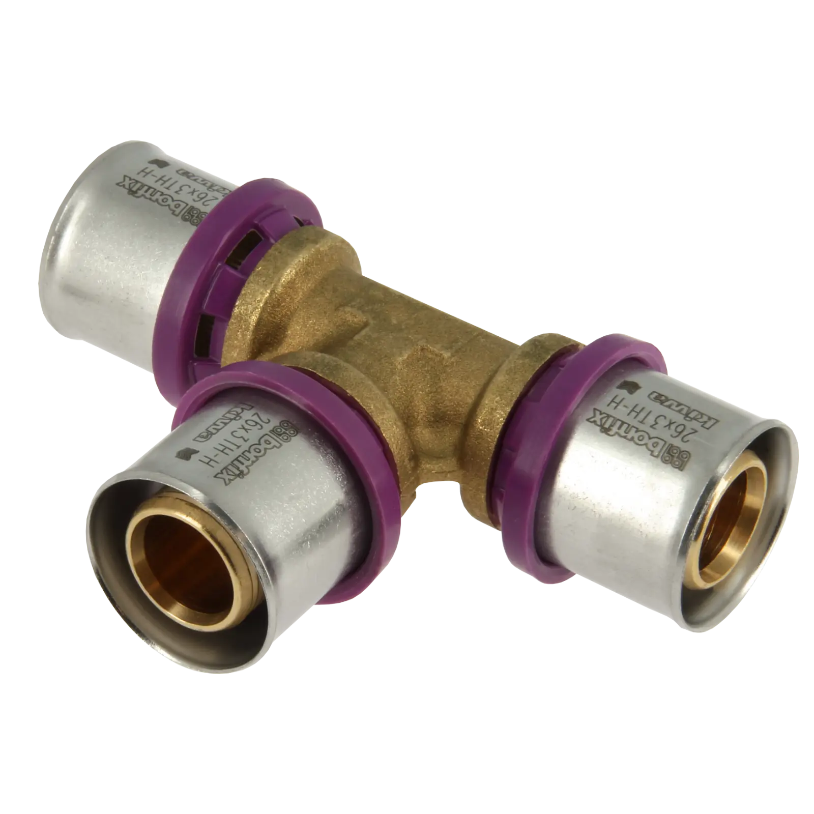 Bonfix Alu-pers T-stuk 26 x 26 x 26 mm