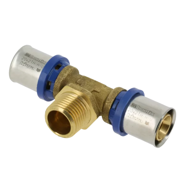 Bonfix Alu-pers T-stuk 20 x 1/2" bu.dr. x 20 mm