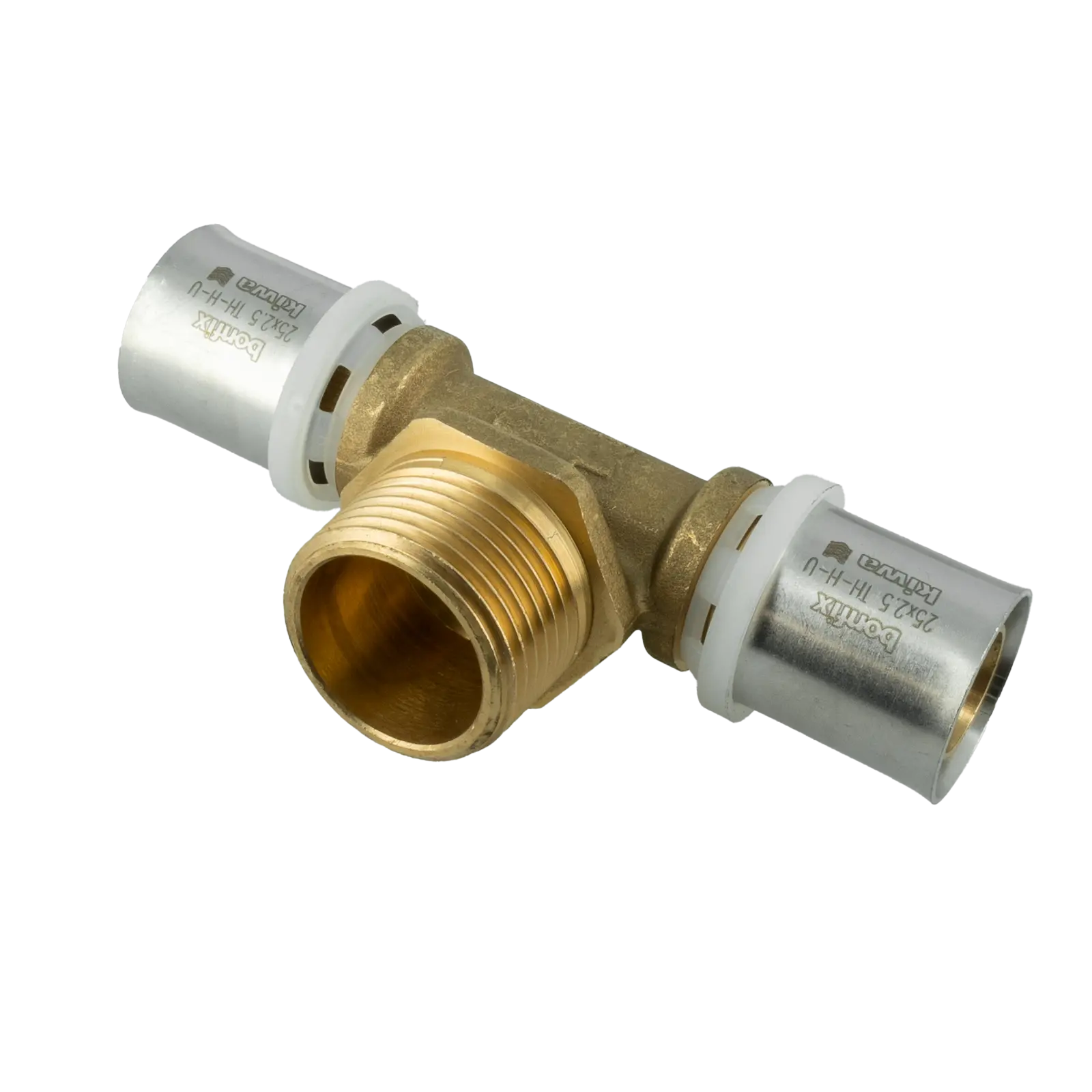 Bonfix Alu-pers T-stuk 25 x 1" bu.dr. x 25 mm