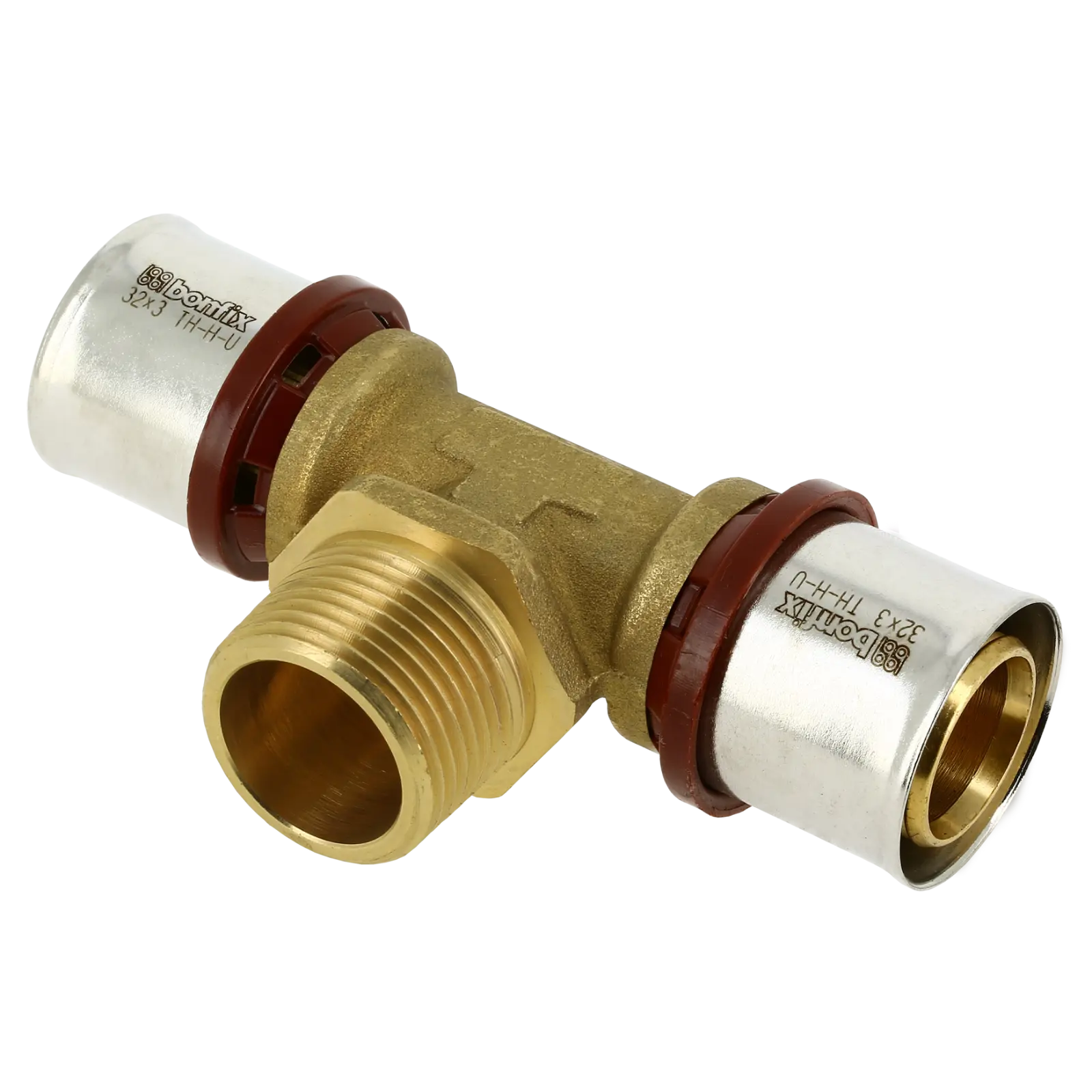 Bonfix Alu-pers T-stuk 32 x 1" bu.dr. x 32 mm