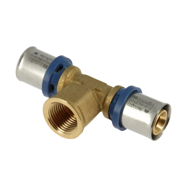 Bonfix Alu-pers T-stuk 20 x 1/2" bi.dr. x 20 mm